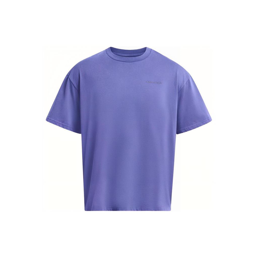 Under Armour Однотонная футболка с вышитыми буквами и круглым вырезом, свободная, с коротким рукавом, мужские топы, синяя, фиолетовая 1385573-561