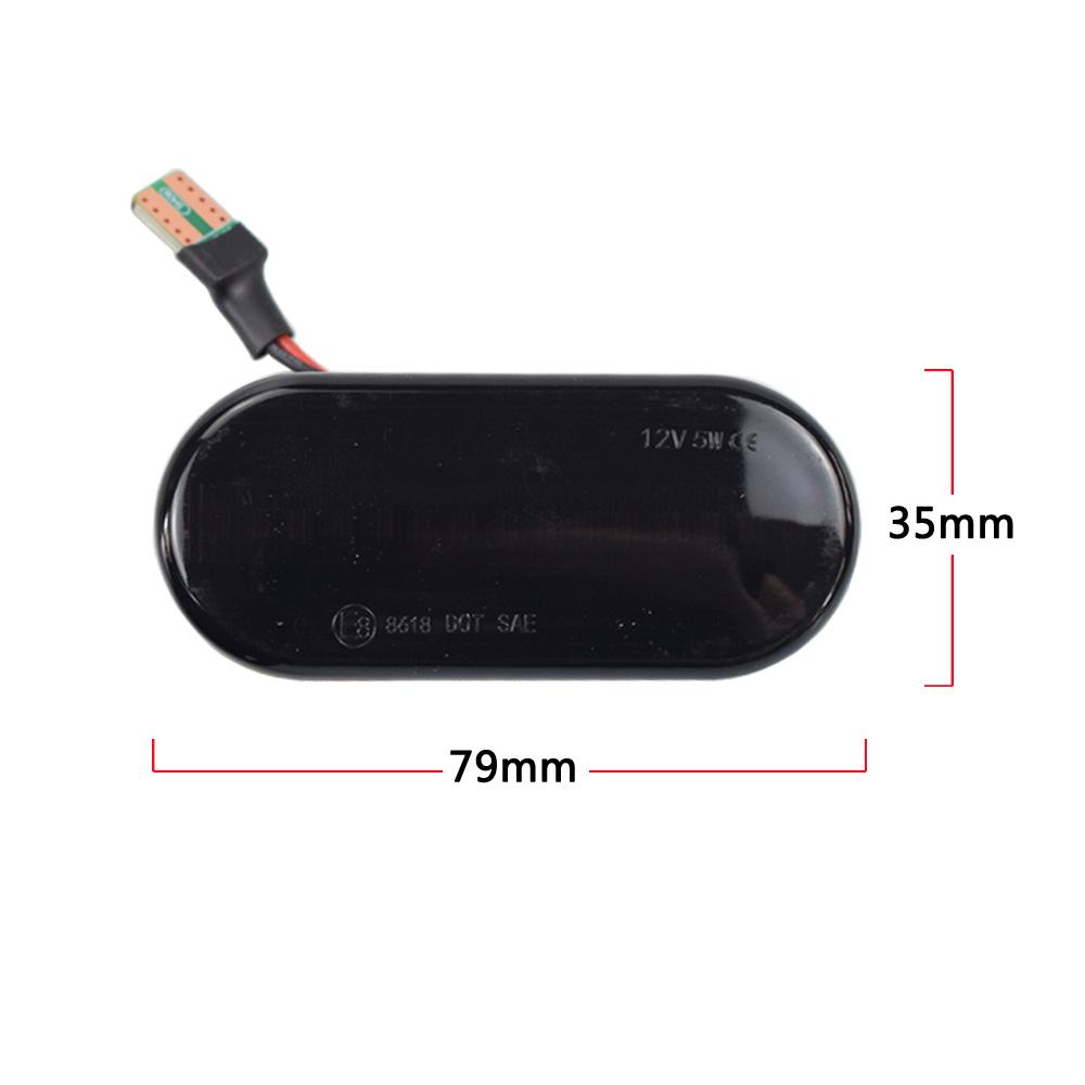 Динамические боковые габаритные фонари, боковые сигнальные огни для Seat Leon Ibiza 6l Ford Focus Mk2 Vw Golf 3 4 Lupo Passat Polo 6n 9n Bora