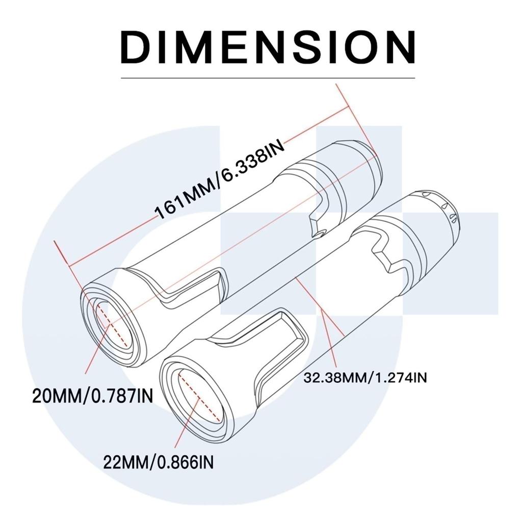 Мотоциклетные ручки 7/8" 22 мм Подходят для Yamaha YZFR1 R3 R6 R25 YZF-R1 YZF-R3 YZF-R6