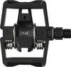Педаль для крепления педалей велосипеда Time, легкая, для поездок в школу или для езды по городу, плоские педали 2WAY, левая и правая, комплект LINK Side T2GR010, черный груз