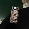 Чехол для телефона Wildflower 3D с принтом леопарда в горошек Для iPhone 16 15 14 Plus 12 13 14 15pro 17pro WF Милый клетчатый чехол с мультяшной едой