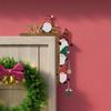 Santa Claus Door Frame Decoration Wooden Door Pendant High Quality Door Corner Ornament