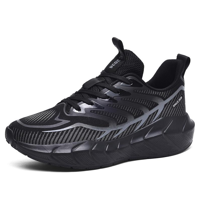 Marathon Men Sports Running Shoes Air Cushion Breathable Lightweight Tenis Shoes Male Comfortable Athletic Non-slip Sneakers