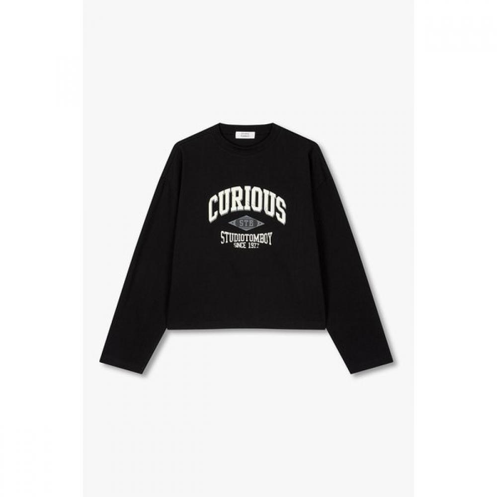STudio Tomboy Curious Graphic Long Sleeve T shirT 9176122972