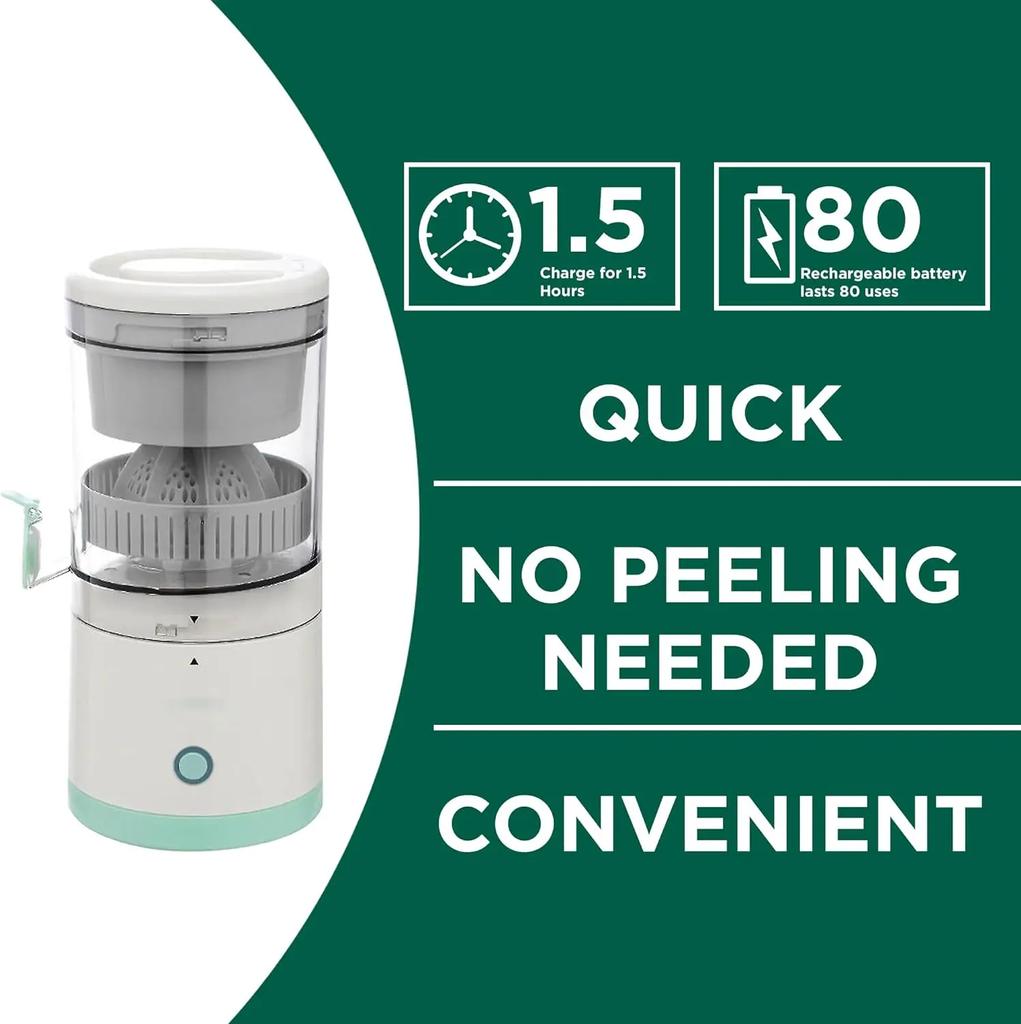 Портативная электрическая соковыжималка Беспроводная соковыжималка для апельсинов USB-аккумуляторная соковыжималка для лимонов Электрические медленные соковыжималки Бытовая кухонная утварь