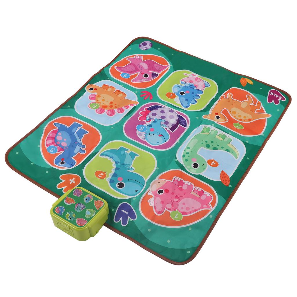 Musical Dance Pad Lighting Adjustable Educational Portable Electronic Dance Mat for Kids Adults