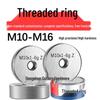 Thread Ring Gauge Set M8-M16 GO/NO GO 6g Metric