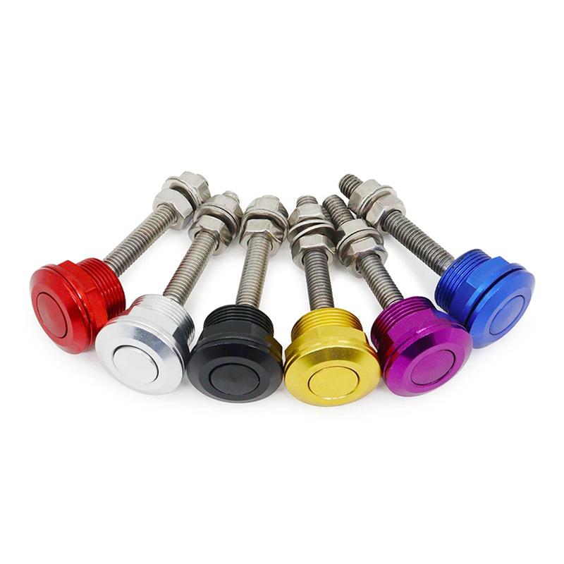 Автомобильный кнопочный капот, штифт замка, комплект зажимов, быстроразъемная защелка, капот двигателя, внешние детали