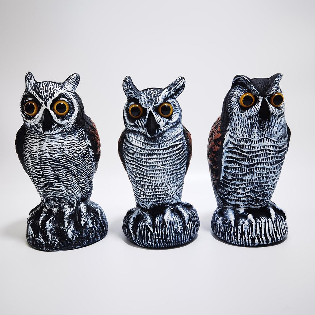 Реалистичное пугало в виде совы для сада и балкона, отпугивает птиц и мышей, приманка в виде совы отпугивает птиц