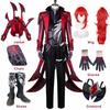 Game   Diluc Red Dead Of Night Cosplay Costume Wig Shoes Anime  Diluc Cosplay Clothes New Skin