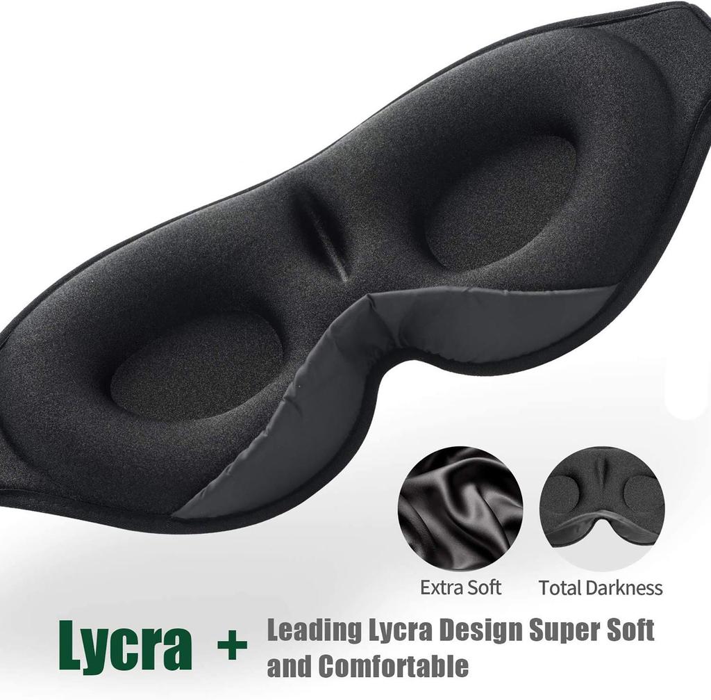 3D Bluetooth Sleep Eye Mask with Music and Eye Protection