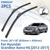 2 шт. передние щетки стеклоочистителя для Hyundai Grandeur Azera HG 2012-2017 26 "+ 18" оконные щетки резак аксессуары 2012 2013 2014 2015 2