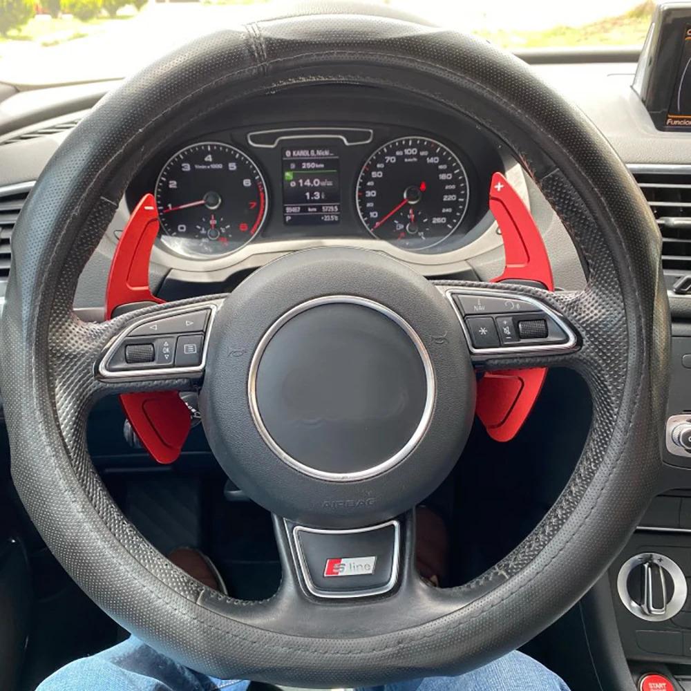 Расширители лепестков переключения передач DSG на руль для TT TTS MK2 8J A5 S5 Coupe A4 B8 A3 8P S3 Q5 A8 R8 Sportback Quattro Sline