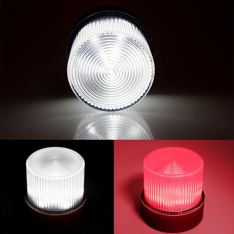 1* Yellow/Red/Blue Multi-function LED Warning Light Two Light Modes Car Flashing Emergency LED Warning Strobe Light Universal