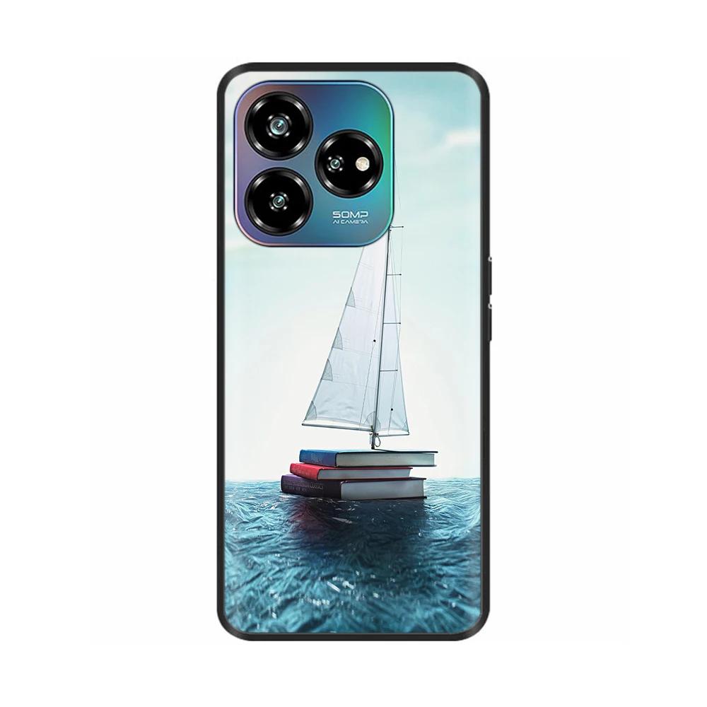 Черный силиконовый чехол для ZTE Blade V60 Design Мягкий ТПУ защитный корпус Чехол для телефона для Blade V60 Design 4G Задняя крышка V60Design