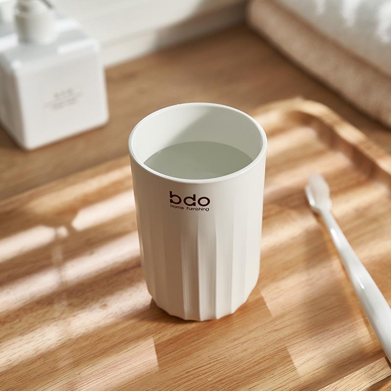 Bdo wave pattern mouthwash cup Nordic simple washing cup brushing cup tooth tank bathroom toothbrush cup portable home