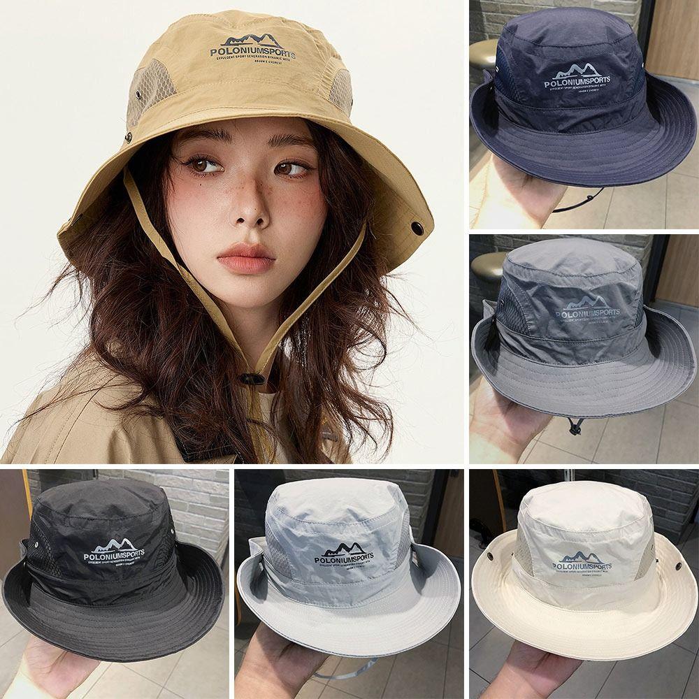 Quick-dry Bucket Hat Sun Protection Mountaineering Caps Fashion Fisherman Cap Camping Hiking