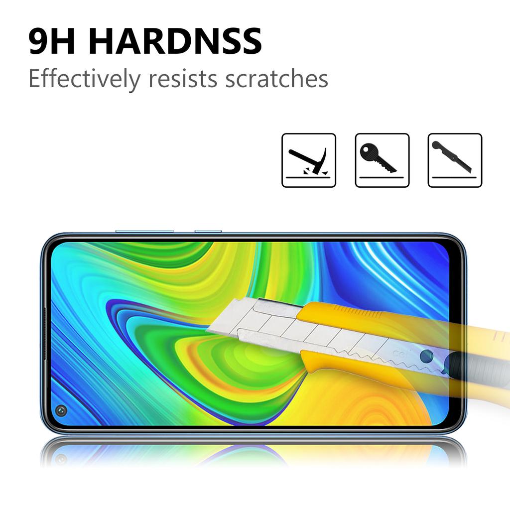 Защитная пленка для экрана из закаленного стекла на весь экран (Полный клей) для Xiaomi Redmi Note 9 5G