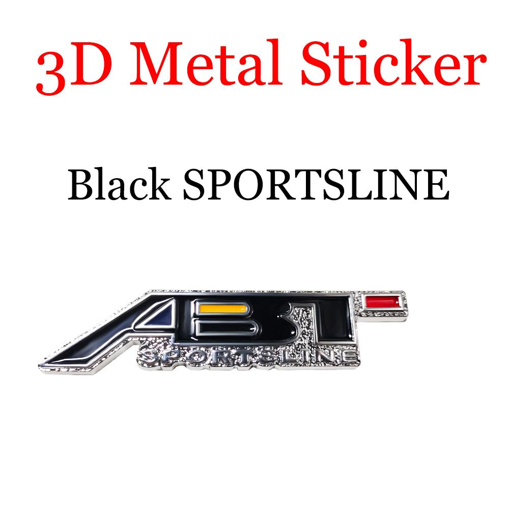 Car Front Grille Emblem Auto Trunk ABT Logo Badge Stickers Accessories For f2 SLINE A4 B8 B6 B7 B9 A3 8P 8V 8L A6 TT RS C5 RS3