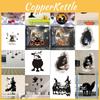 Removable Halloween Diy Wall Stickers With Fire Retardant Pvc Pumpkin Witch Decal