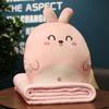 Cartoon Office Pillow Quilt 2 In 1 Car Cushion Multi-Function  Blanket Cushion Decor Nap Blanket for Afternoon Rest