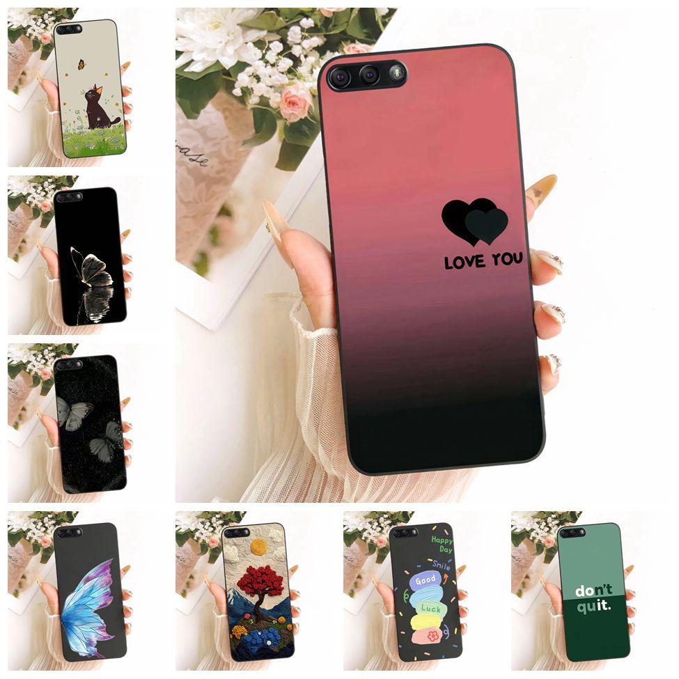 For Asus ZE554KL Case For Asus ZenFone 4 Cover Silicone Cute Cat Fashion Butterfly Funny Painted Casing