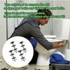 Toilet tank accessories fixing screws sealing ring bathroom metal 304 stainless steel 1 set of 4