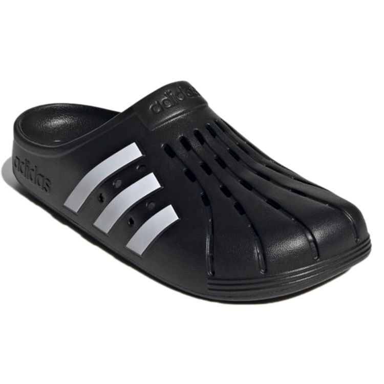 Adidas Adilette Clog Черно-Белые Кроссовки Унисекс Core-Black Cloud-White GZ5886