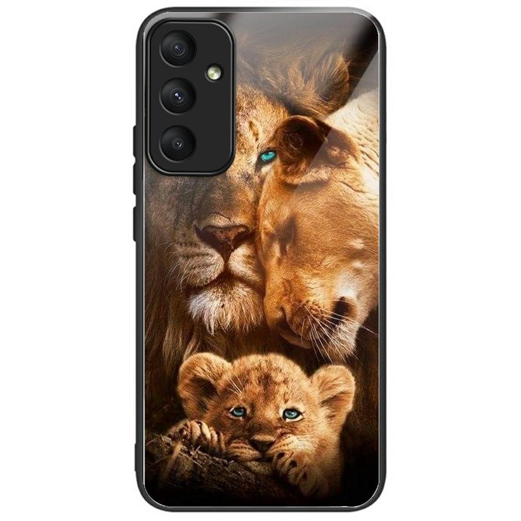 Чехол для Samsung Galaxy S25 с рисунком, закаленное стекло, ТПУ, ударопрочный чехол для телефона