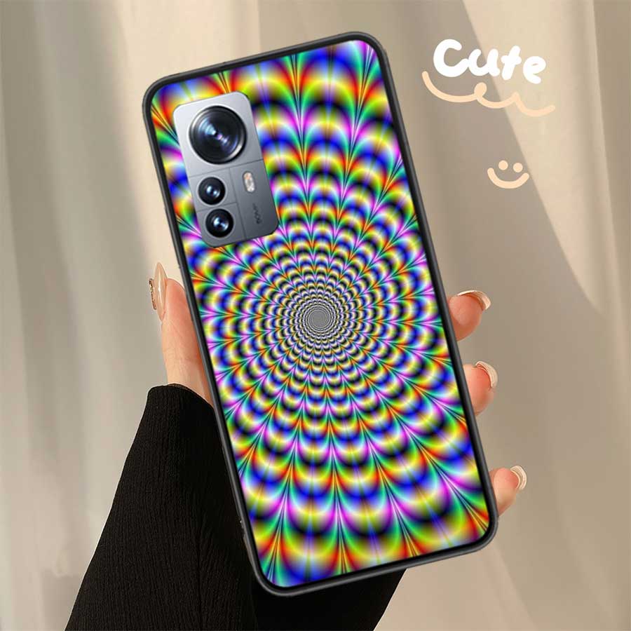 Визуальная иллюзия художественная картина чехол для телефона Xiaomi Poco X6 X5 X4 X3 GT NFC M4 M5 Pro 5G M3 Mi Note 10 Lite F5 F4 F3 F2 F1 Capa Co