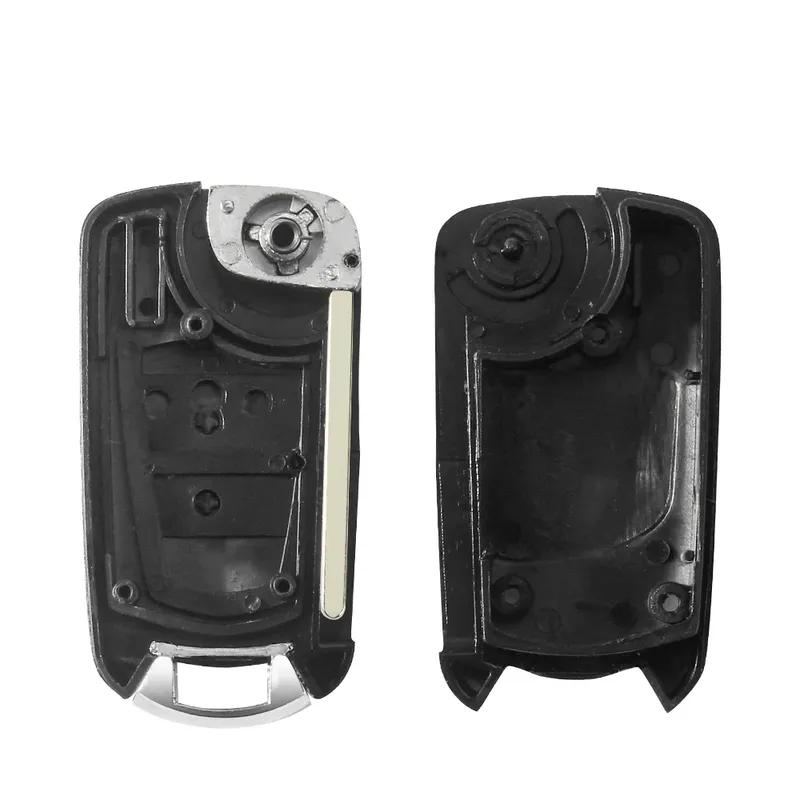 KEYYOU 1PCS 2 Buttons Folding Flip Remote Key Case Uncut Blade For Vauxhall Opel Astra Vectra Zafira Fob Car Key Shell Case