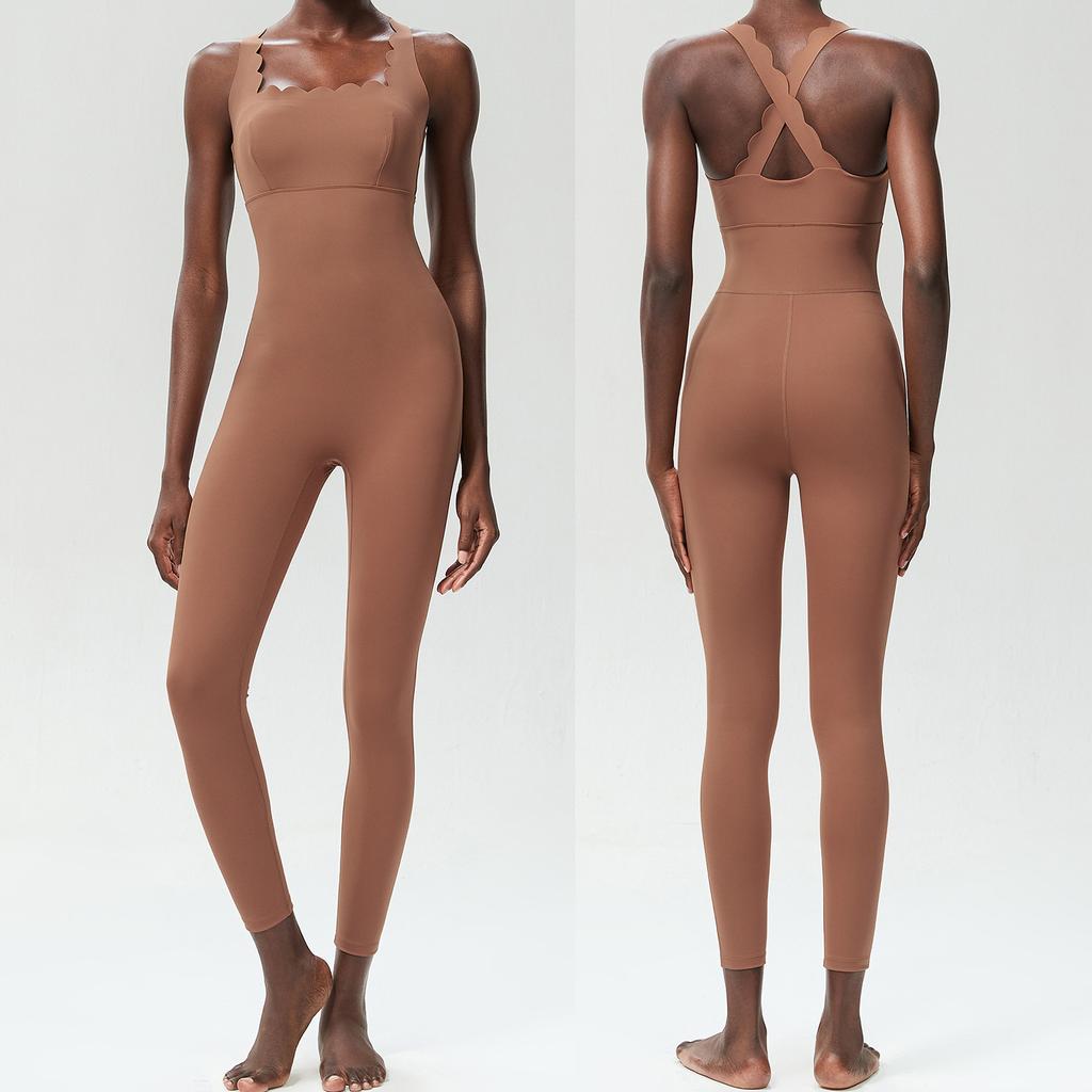 Цельный спортивный костюм для бега, женский маслянистый мягкий облегающий комбинезон для йоги, дышащая суперэластичная одежда для тренировок, женская спортивная одежда