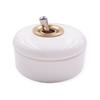 Metal Lever Toggle Light Switch Round Retro Wall Switch Retro Toggle Switch  For Home