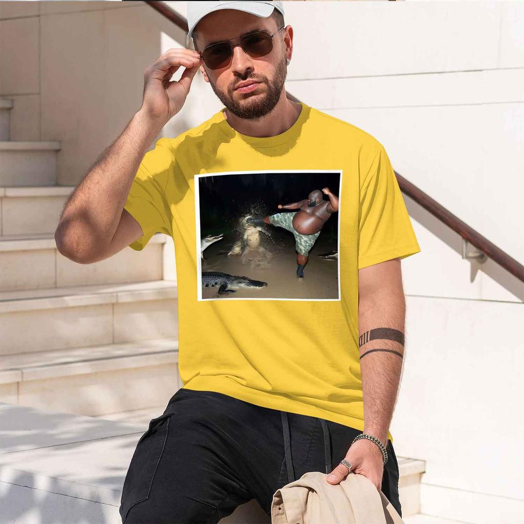 Unisex Kk Alligator In Swamp Tshirt Tee Unisexs Short Sve One High Quty Casual T Shirt Unisex Clothes 2026 New Model Shortslee