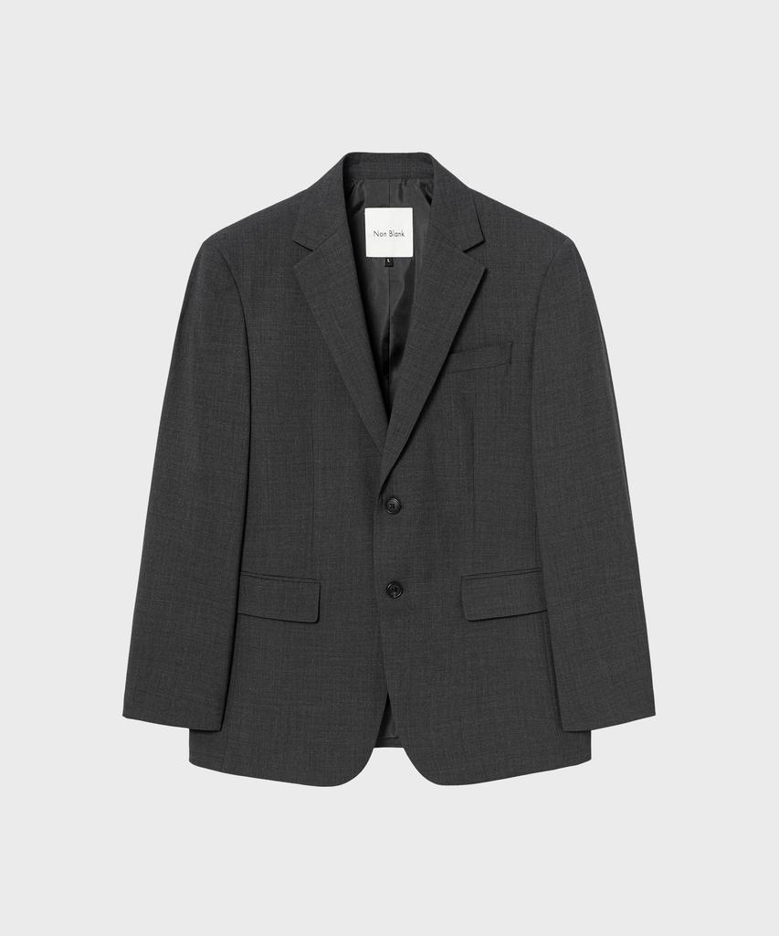 Nonblank W29 Washable Semi-Overfit Jacket_Charcoal
