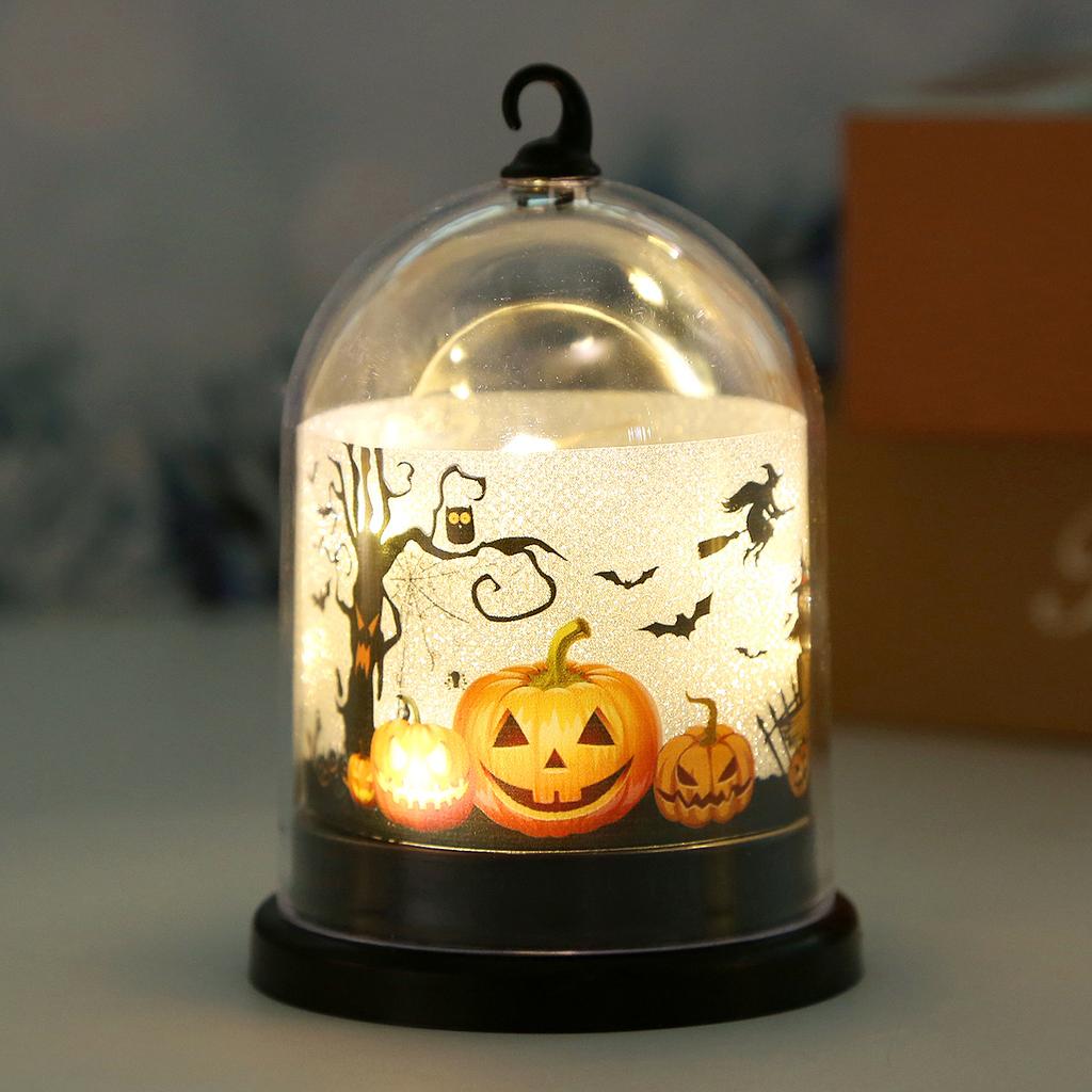 Halloween Decorations Children's Gift Jack-o '-lantern Party Atmosphere Decoration Led Night Light Tabletop Decoration Props