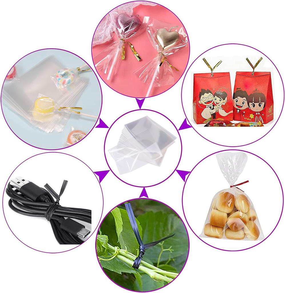 50/100 шт. прозрачные целлофановые пакеты, прозрачные полиэтиленовые пакеты OPP, леденцы на палочке, печенье, пакеты для подарочной упаковки, принадлежности для выпечки для вечеринок