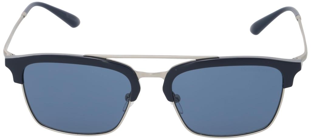 Солнцезащитные очки EA4228 SHINY SILVER 55 [Emporio Armani] мужские СИНИЙ/МАТОВЫЙ