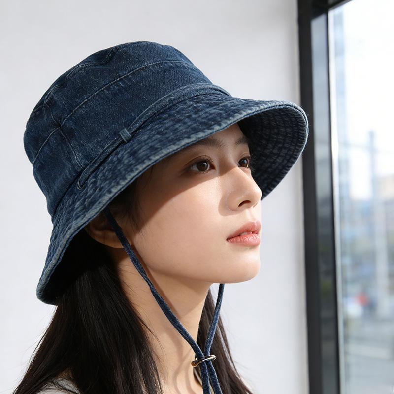 Spring and summer shading breathable basin hat men's and women's same hat versatile outdoor tether mountaineering hat