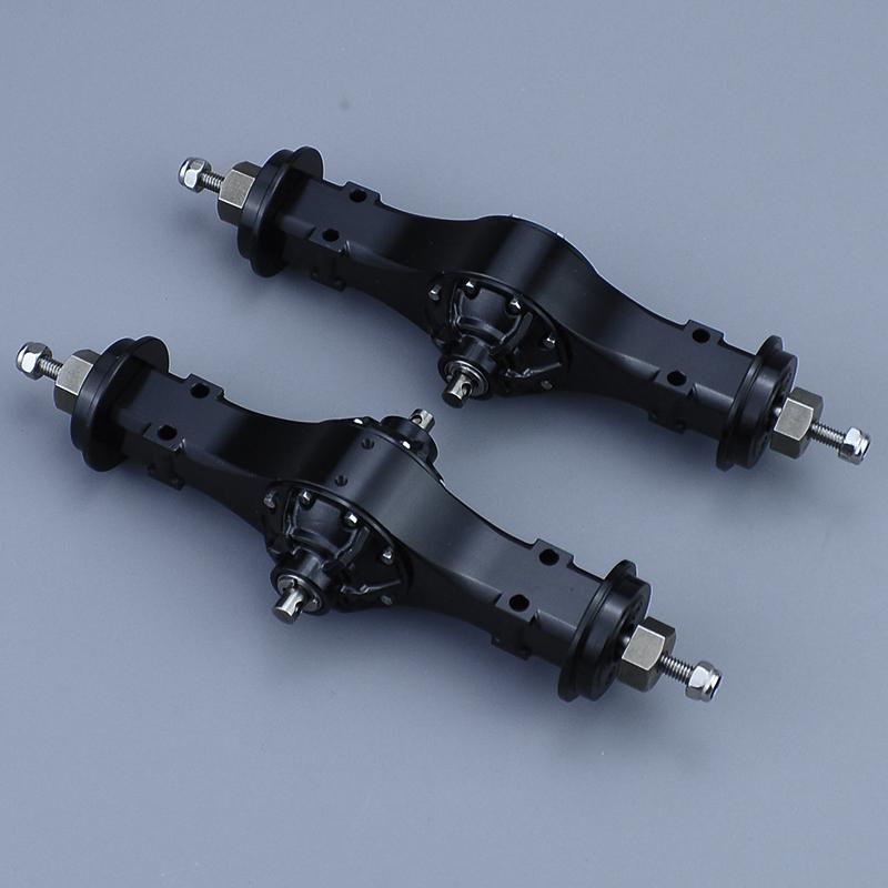 1:14th Scale Metal Rear Axle Rear Through Axle without Lock for Tamiya RC Truck SCANIA 770S R620 VOLVO BENZ Arocs MAN TGX Car
