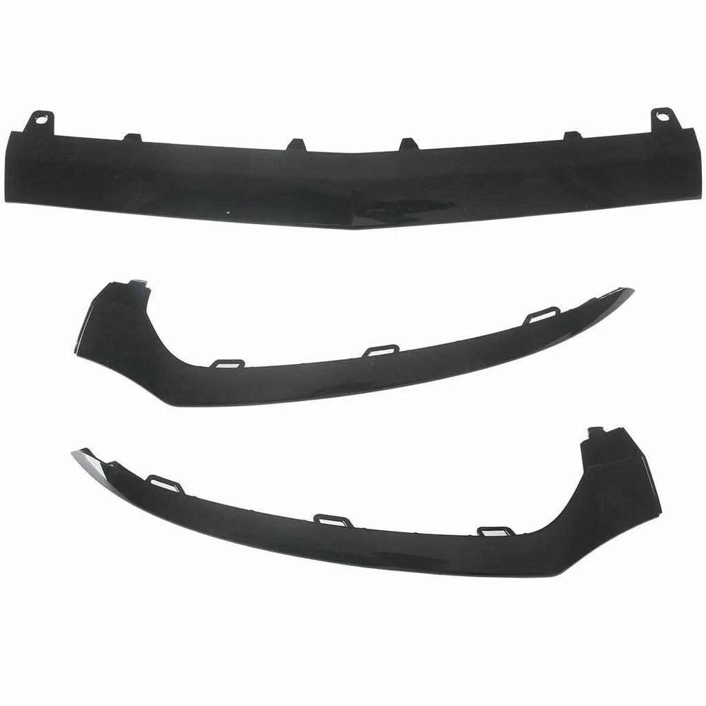 Front Bumper Lower Lip for Mercedes-Benz Class C W205 2014-2018 Trim Molding Chrome Car Body Kit Accessories