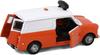 Tiny City Morris Mini Cooper Mk 1 Pantone Color 1/50 (Tigerlily)