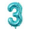 32-Inch US Number Birthday Party Balloons - Individual Aluminum Film