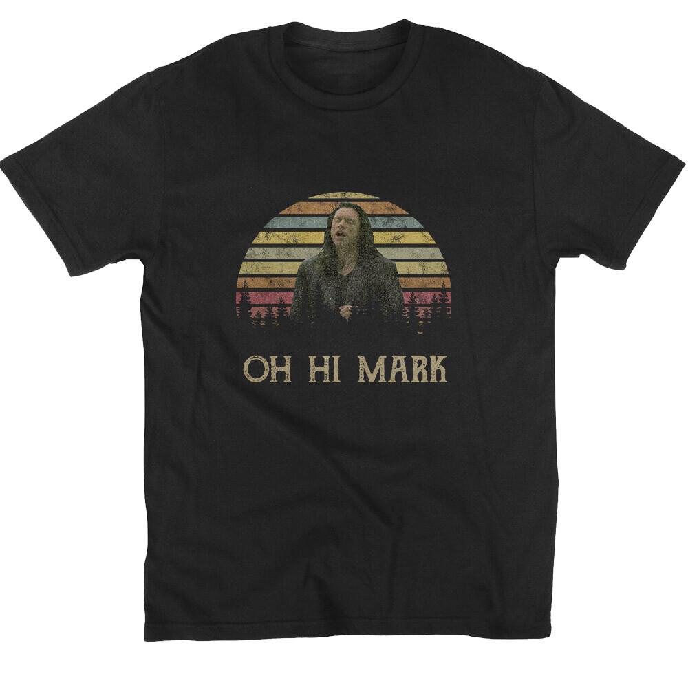 Oh Hi Mark The Room Tommy Wiseau Johnny Vintage Graphic T-Shirt Funny T-Shirt
