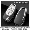 Новый чехол для ключа автомобиля из ТПУ кожи с 3 кнопками для Chevrolet Aveo Cruze 2014 2015 2016 2017 2018 2019 2020 Чехол для пульта защиты