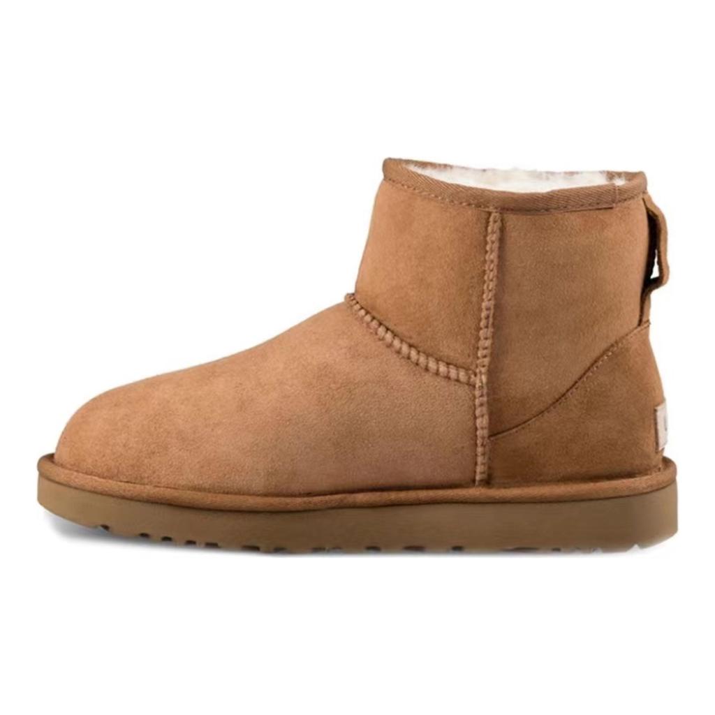 UGG CLASSIC MINI Женские зимние ботинки Коричневые 1016222-CHE(Team384-BOX)