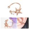 Women's Ear Cuff 14Kgp Rose Gold Star-Shaped Ear Cuff (10705943)