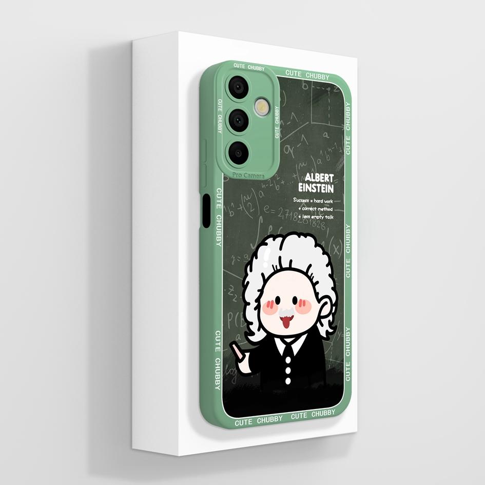 Чехол для телефона Samsung Galaxy A15 A 15 4G 5G. Роскошный модный дизайн. Матовый черный квадрат. Высококачественный мягкий жидкий силиконовый чехол для бампера Samsung.