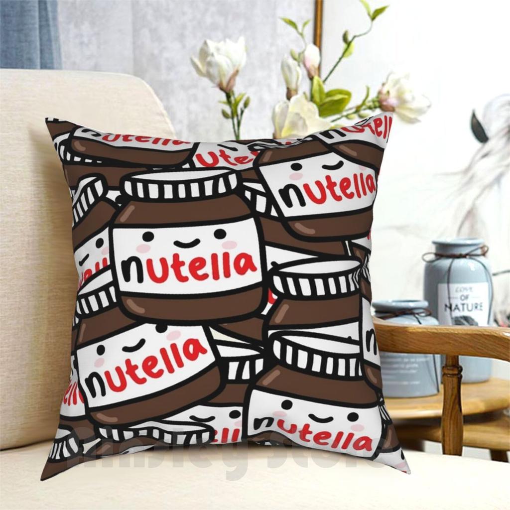 Милая наволочка с узором Nutella, напечатанная, для дома, мягкая, чехол для подушки DIY, Funcases, Fun Cases, ogo, Ютуберы, Youtube, Tumblr, Джо
