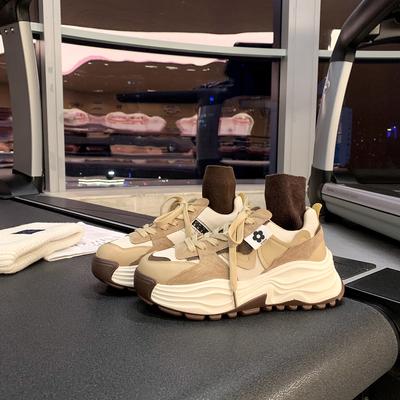 Туфли для папы на толстой подошве, новые весенние женские повседневные спортивные универсальные туфли Форрест Гамп